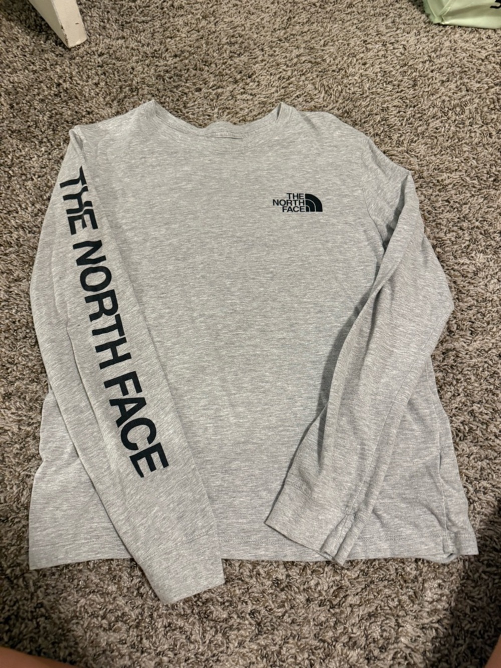 The North Face Heather Gray Women's Logo Crew Neck Tee